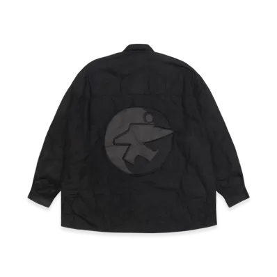 Stussy x Our Legacy Work Shop Borrowed Jacket "Overdyed Black Linen"