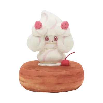 The Pokemon Company -Pokemon- Komeda Coffee Shop x Pokemon Center Nagoya Plush Alcremie Shiro Noir Style