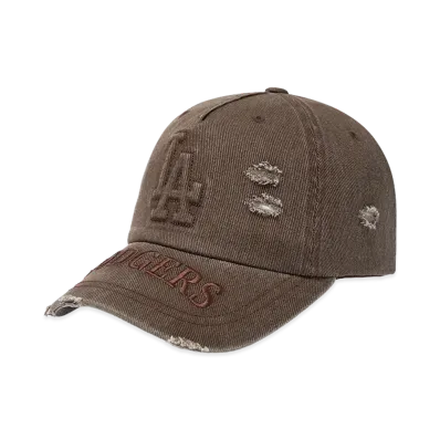 MLB Vintage Embo Damage Unstructured Ballcap "Brown"