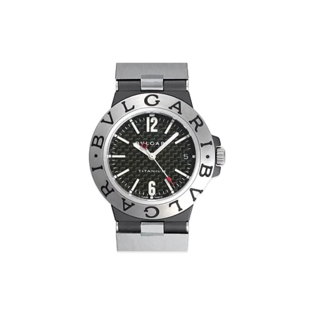 BVLGARI Diagono Titanium "Black/Stainless Steel"