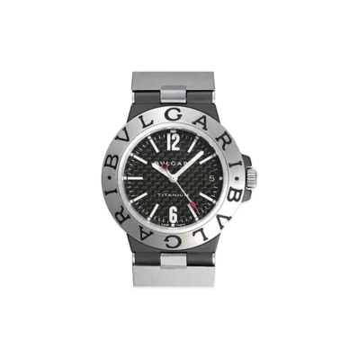 BVLGARI Diagono Titanium "Black/Stainless Steel"