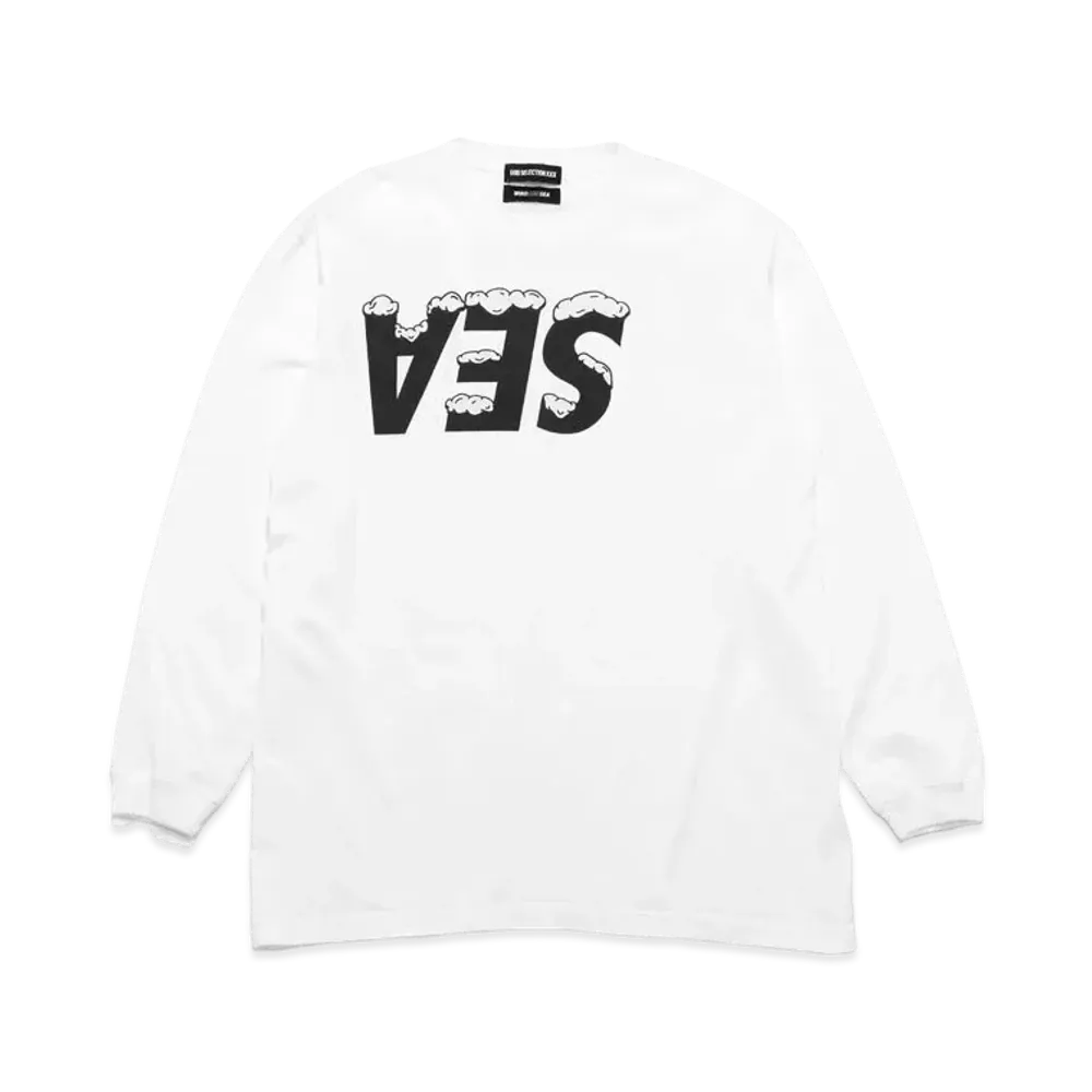 GOD SELECTION XXX x WIND AND SEA LONG SLEEVE T-SHIRT GX-A22-WSLT-01 "White"