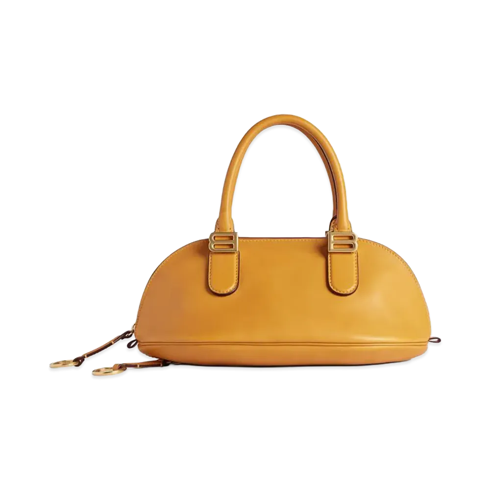BALENCIAGA Women's Bolero Bowling Bag Mini "Curry"