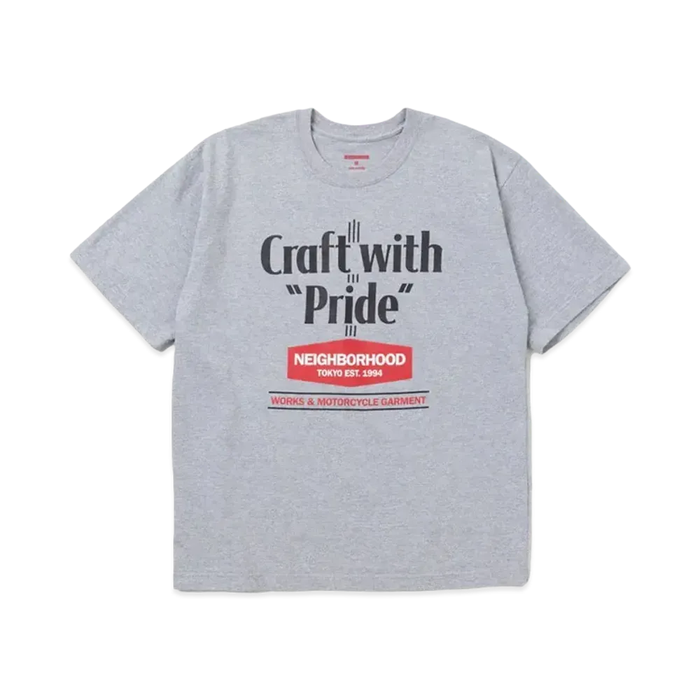 NEIGHBORHOOD NH . Tee SS-19 "Gray"