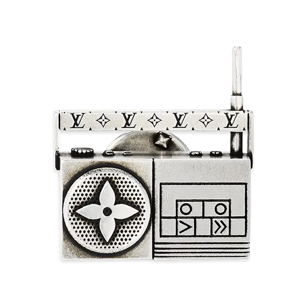 Louis Vuitton Brooch Radio "Silver"