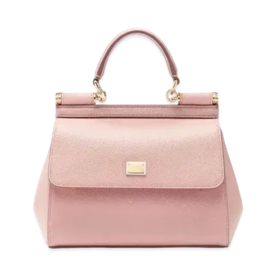 Dolce&Gabbana Sicily Small Bag Dauphine Calfskin "Pink"