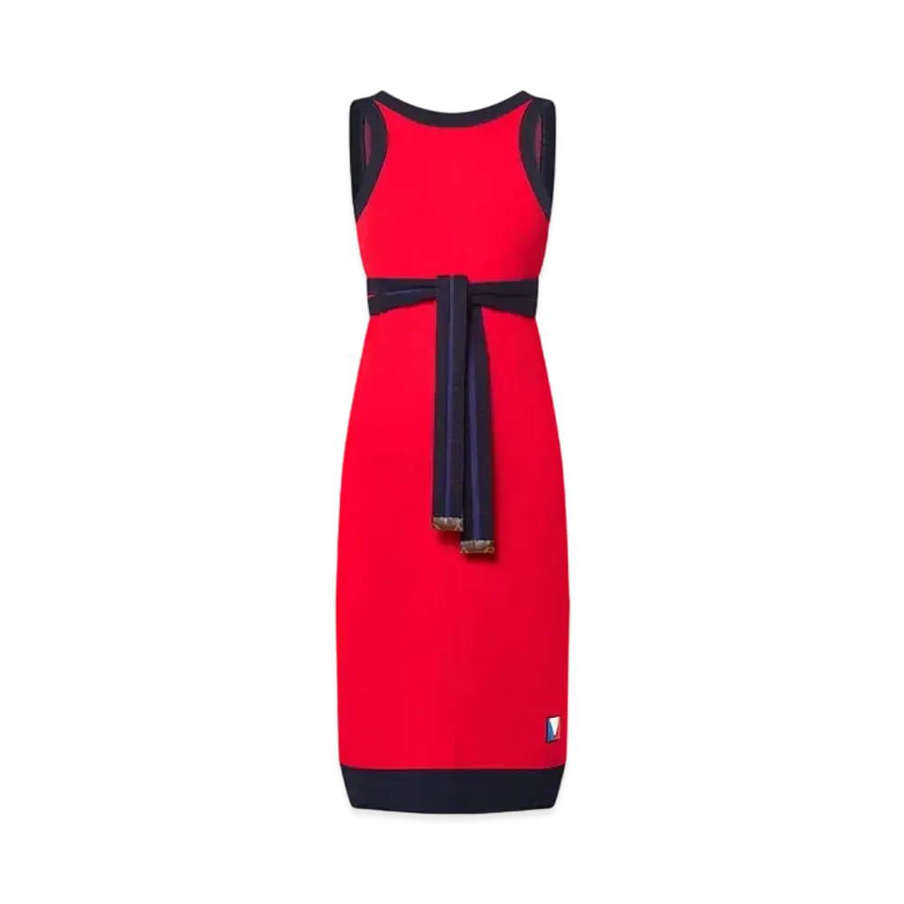 Louis Vuitton x AC Wrap Tie Dress "Red"