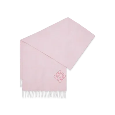LOEWE Anagram Scarf "Soft Pink"