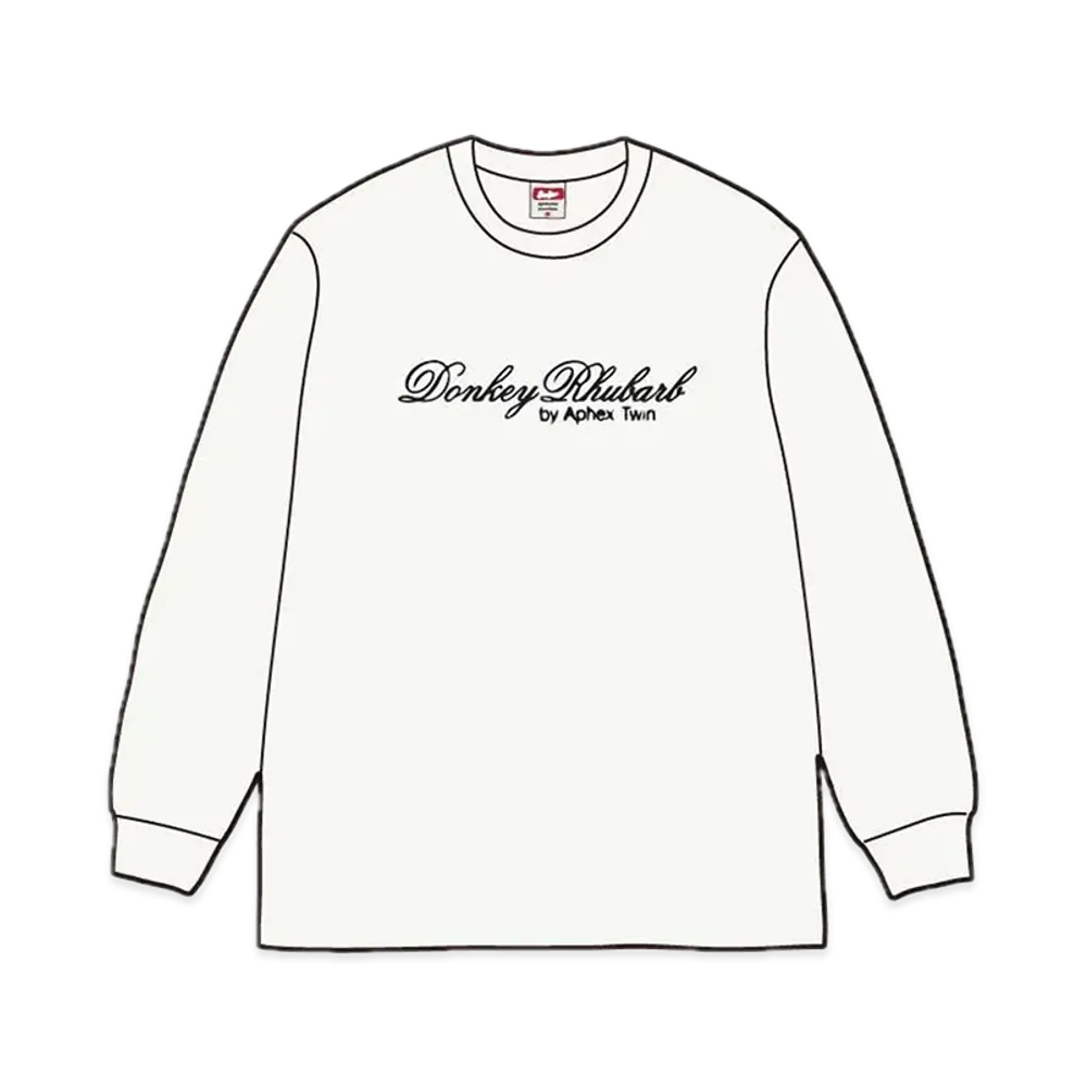 Supreme x Aphex Twin Donkey Rhubarb L/S Tee "White"