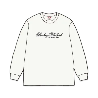 Supreme x Aphex Twin Donkey Rhubarb L/S Tee "White"
