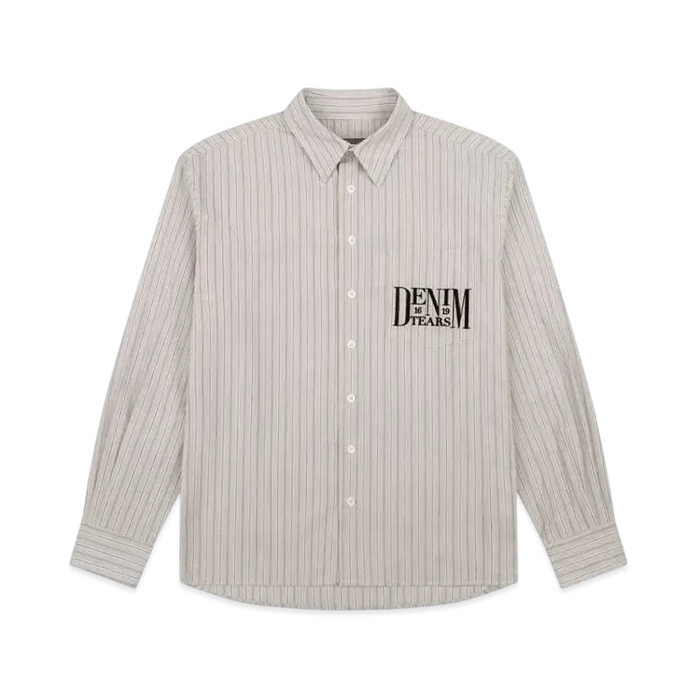 DENIM TEARS Institute Shirt "Tan"
