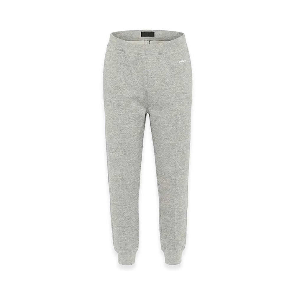 PRADA Cotton Fleece Pants "Gray"