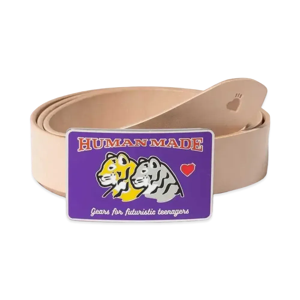 HUMAN MADE Leather Belt "Beige"