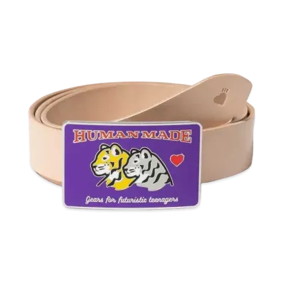 HUMAN MADE Leather Belt "Beige"