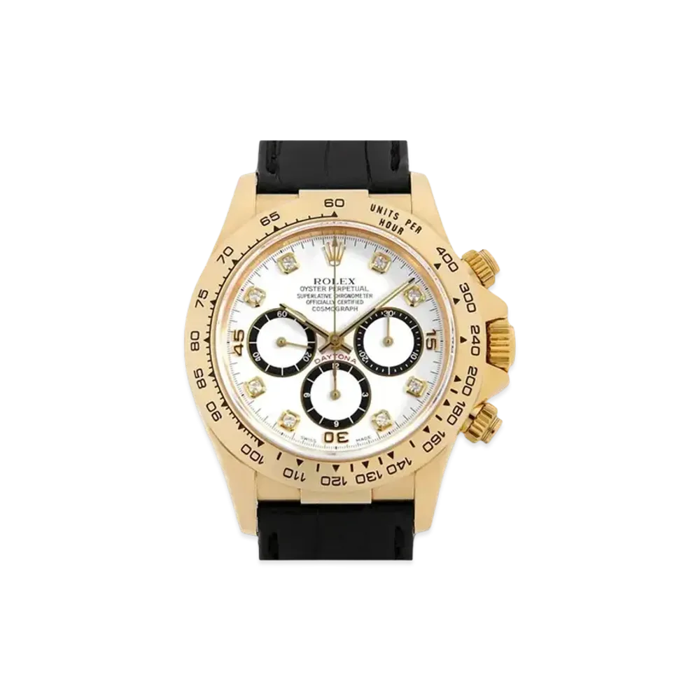 ROLEX Cosmograph Daytona 8P Diamonds "White/Yellow Gold"