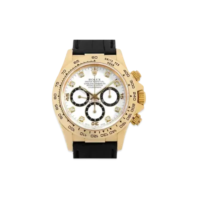 ROLEX Cosmograph Daytona 8P Diamonds "White/Yellow Gold"