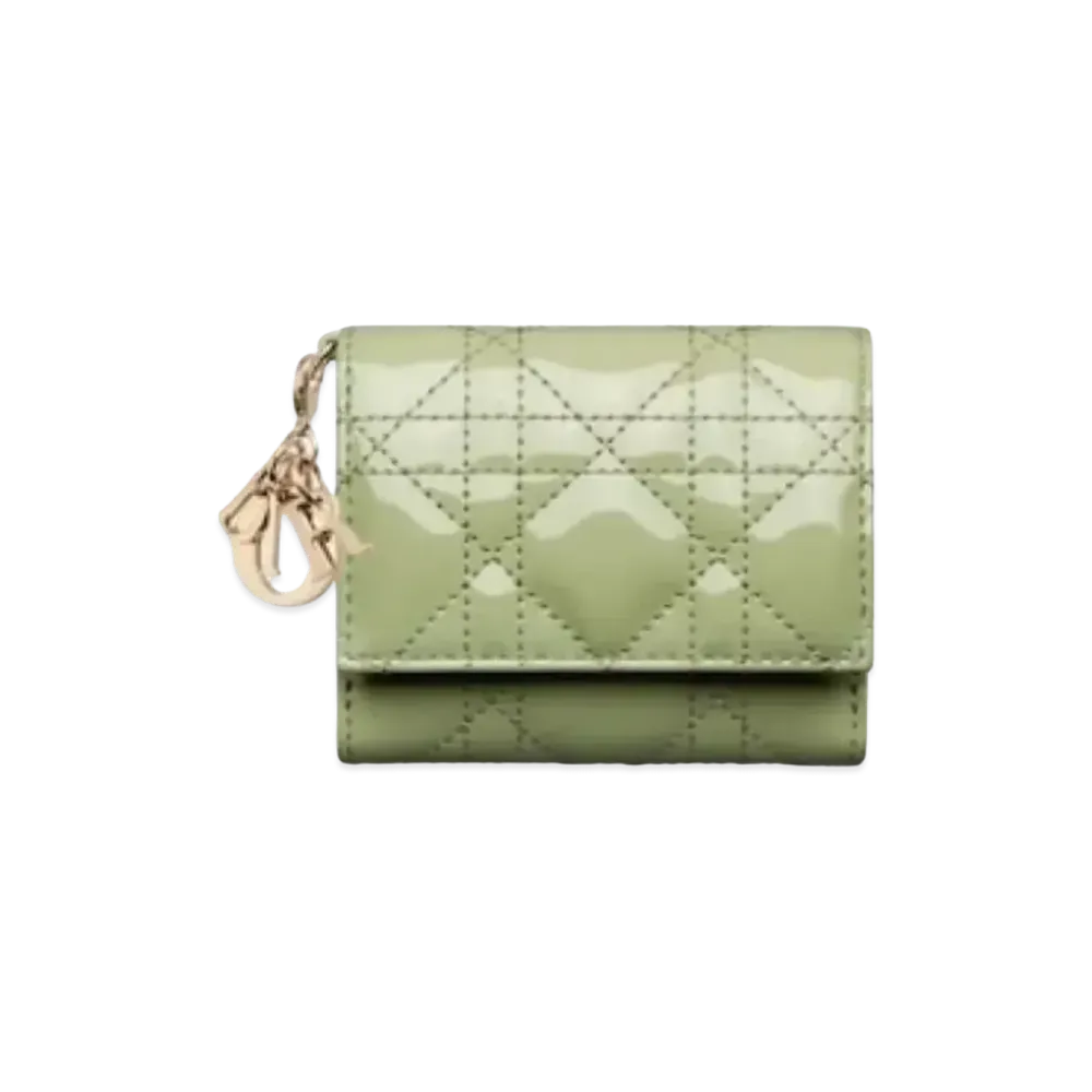 Dior Lotus Wallet "Green"