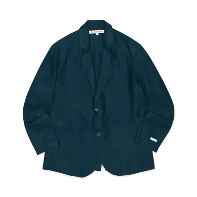 Richardson Linen Suit Jacket "Petrol Blue"