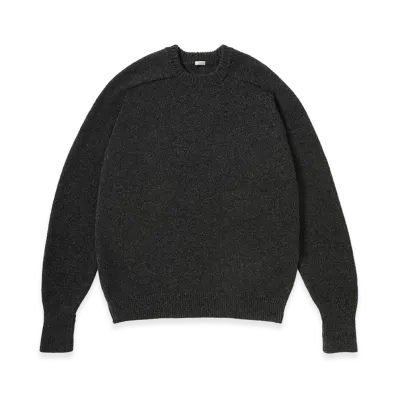 A.PRESSE Pullover Sweater "Charcoal"