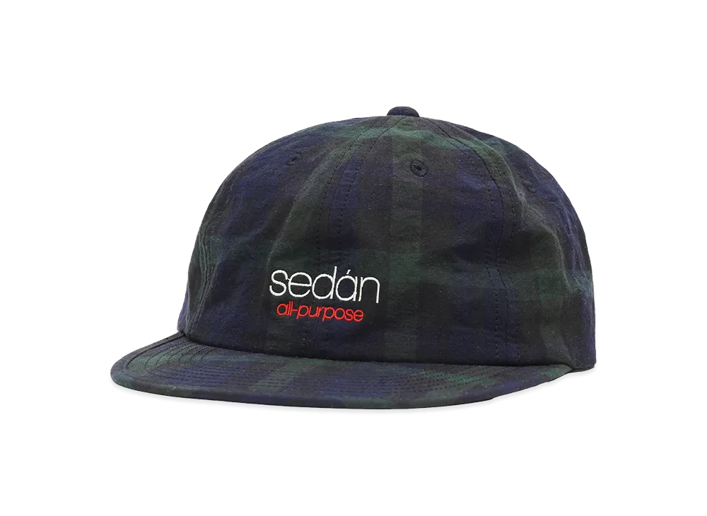 SEDAN ALL-PURPOSE Classic Logo Cotton Linen Cap "Blackwatch"