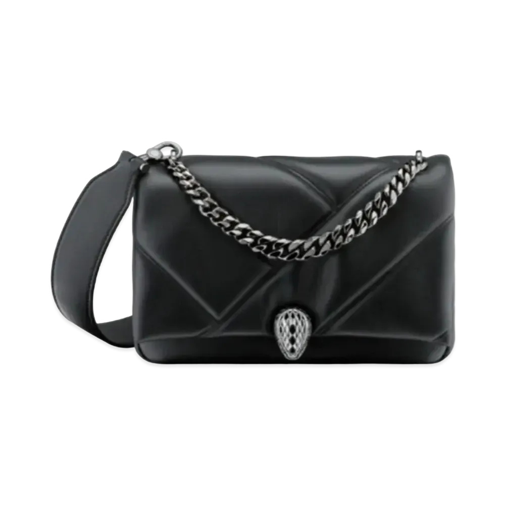 BVLGARI Serpenti Cabochon Crossbody Bag "Black"