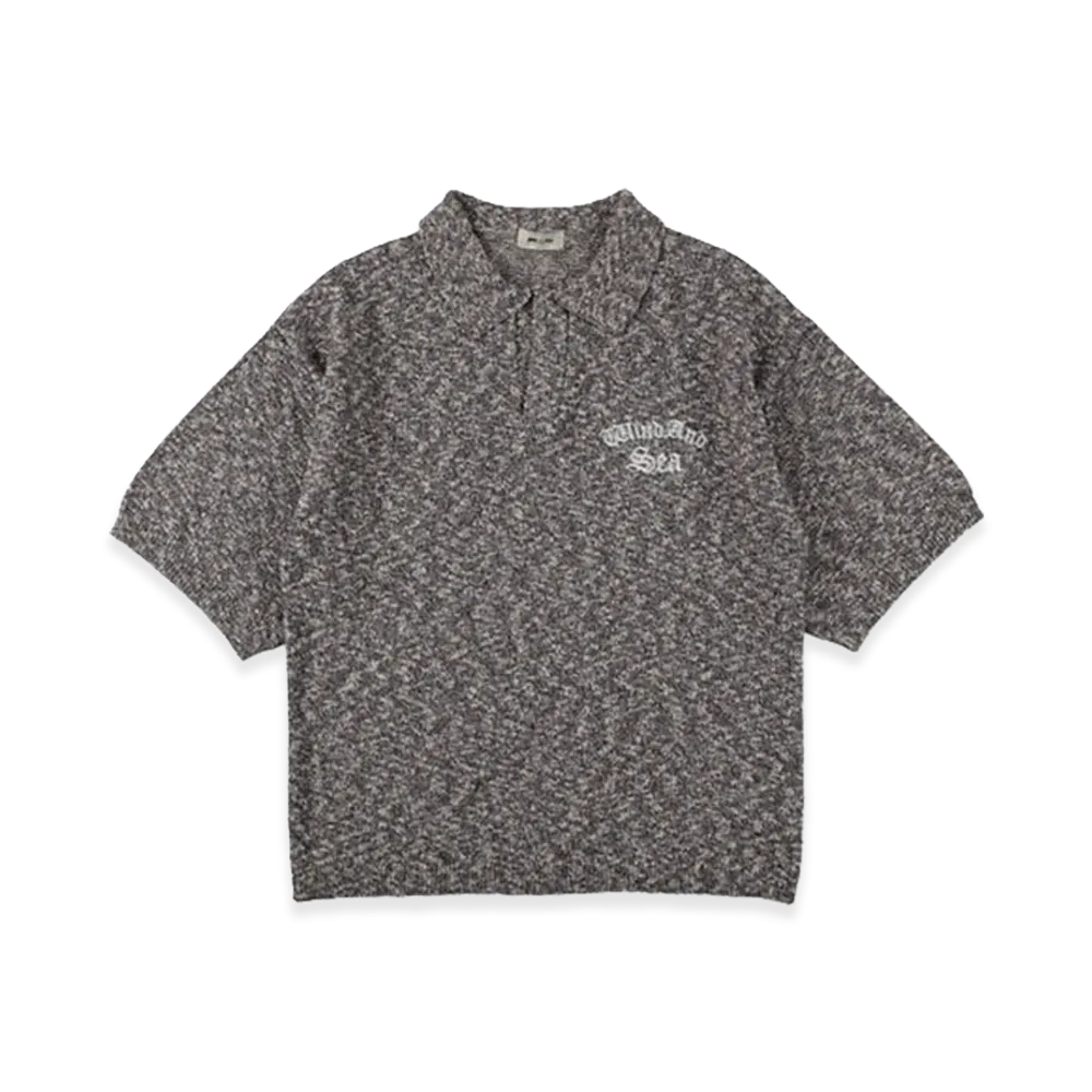WIND AND SEA Skipper Summer Knit "Charcoal"