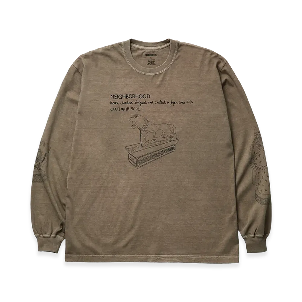 NEIGHBORHOOD NH Tee LS-8 "Olive Drab"