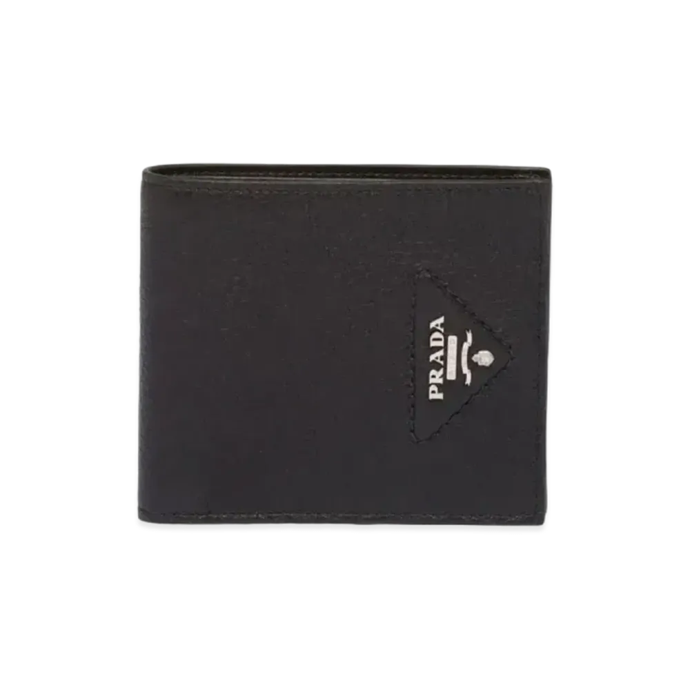 PRADA Leather Wallet "Black"