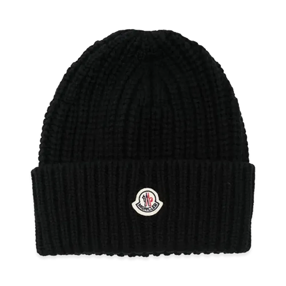 MONCLER Women's Wool And Cashmere Beanie "Black"