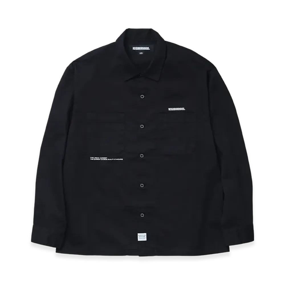 NEIGHBORHOOD Classic Work Shirt LS "Black"