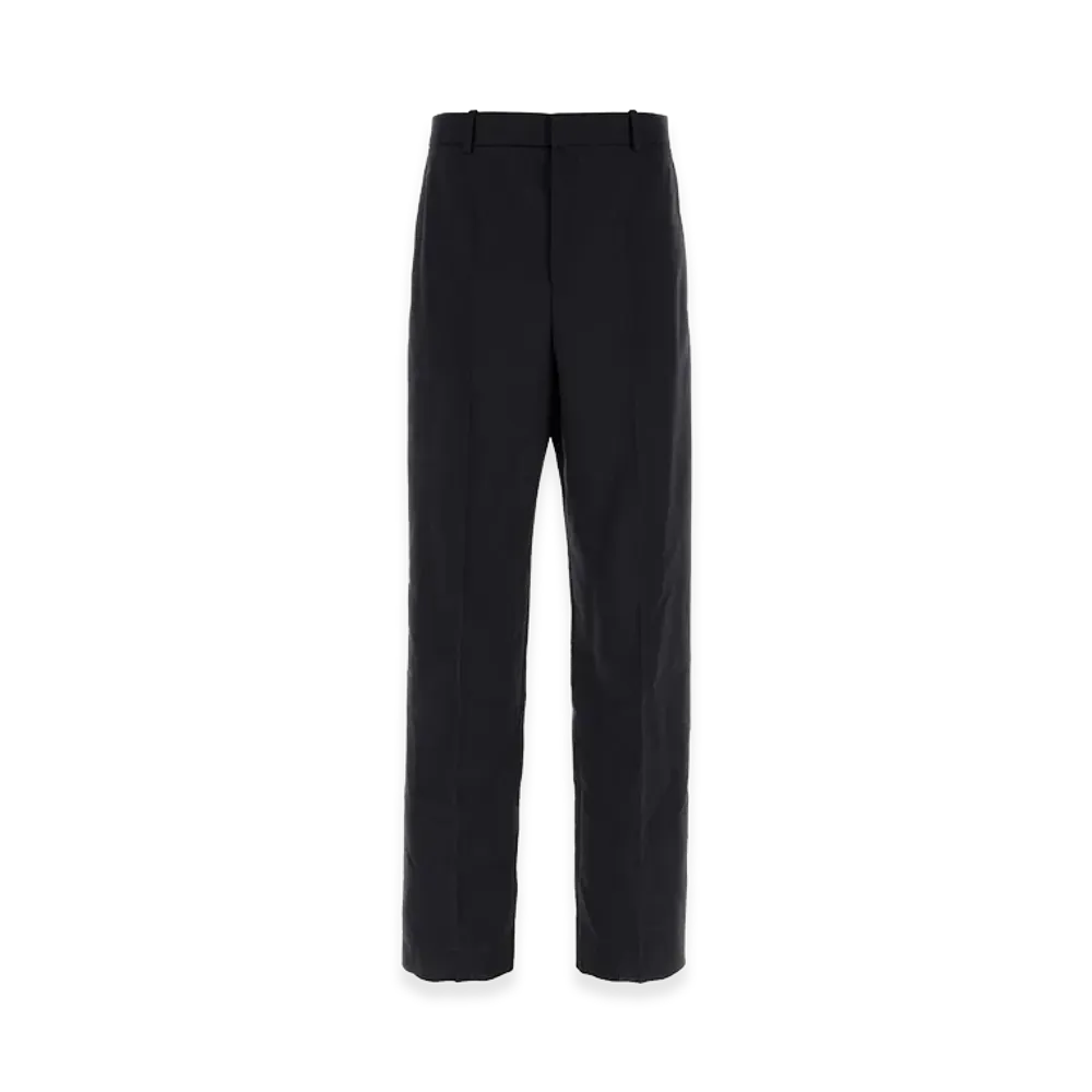 Saint Laurent Midnight Blue Wool Pant "Blue"