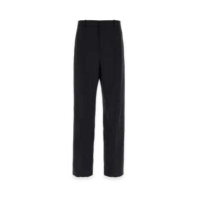 Saint Laurent Midnight Blue Wool Pant "Blue"