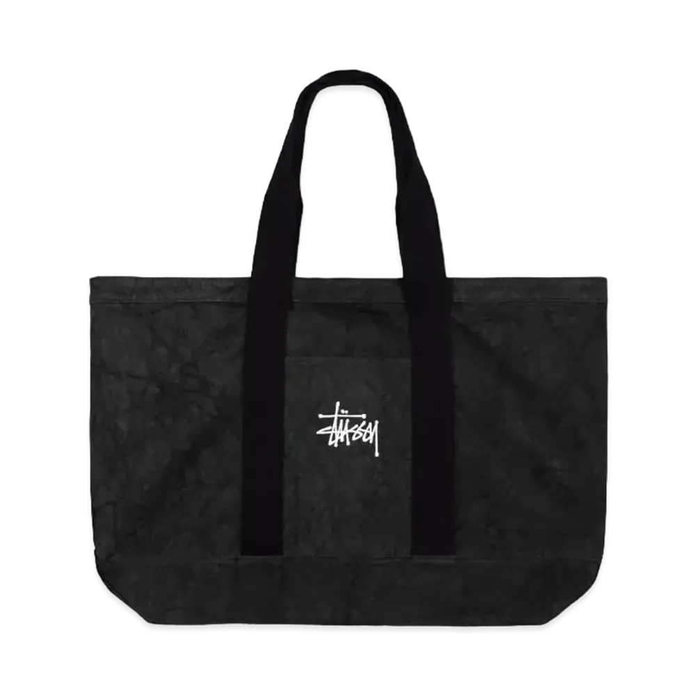 Stussy Canvas Extra Large Tote Bag "Washed Black"