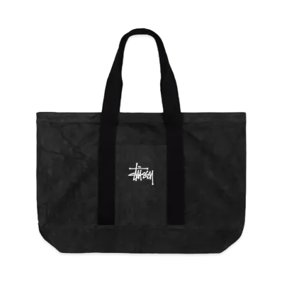 Stussy Canvas Extra Large Tote Bag "Washed Black"