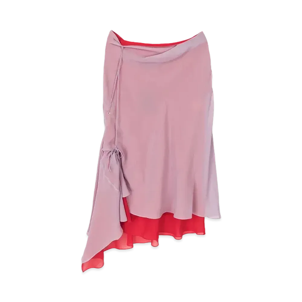 KIKO KOSTADINOV Mirka Skirt "Orchid / Cherry Red"