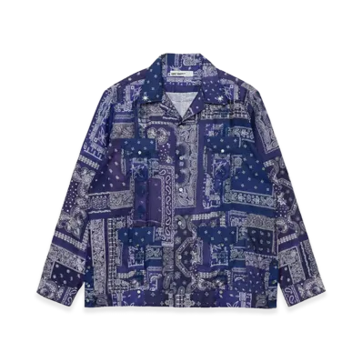 GDC x MIYAGI HIDETAKA Cuban Shirt "Navy"