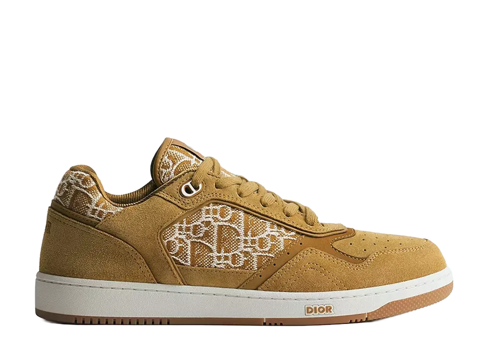Dior B27 Uptown Low-Top Sneaker Suede Calfskin and Dior Oblique Jacquard "Cognac Brown"