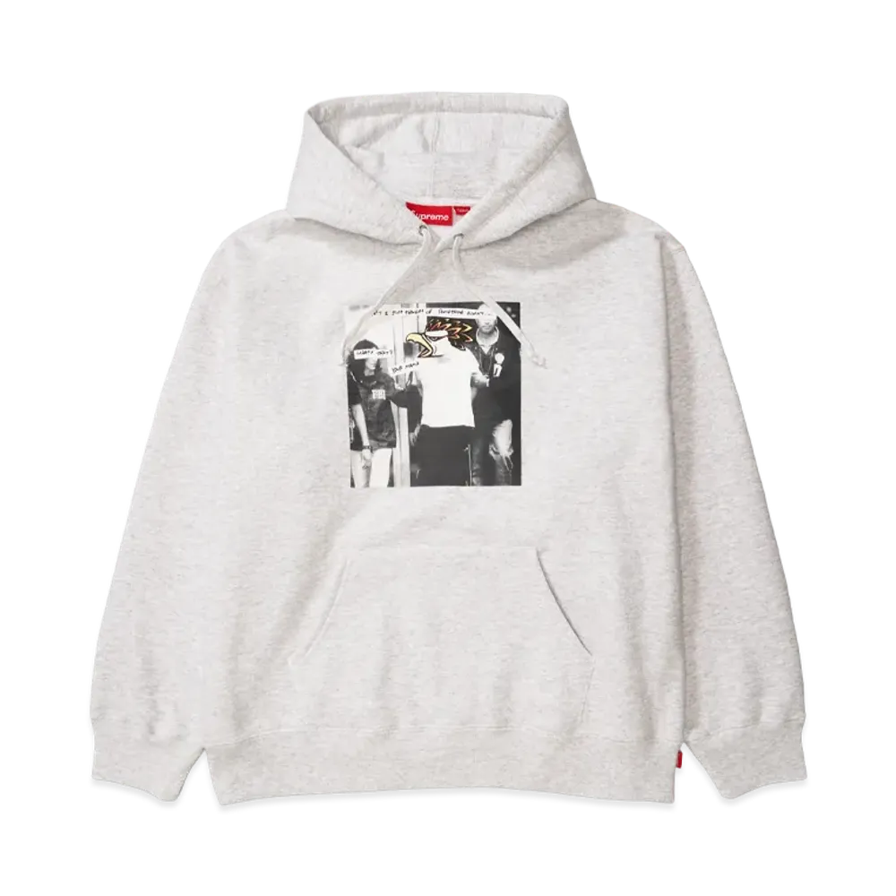 Supreme x ANTIHERO Hooded Sweatshirt "Ash Grey"