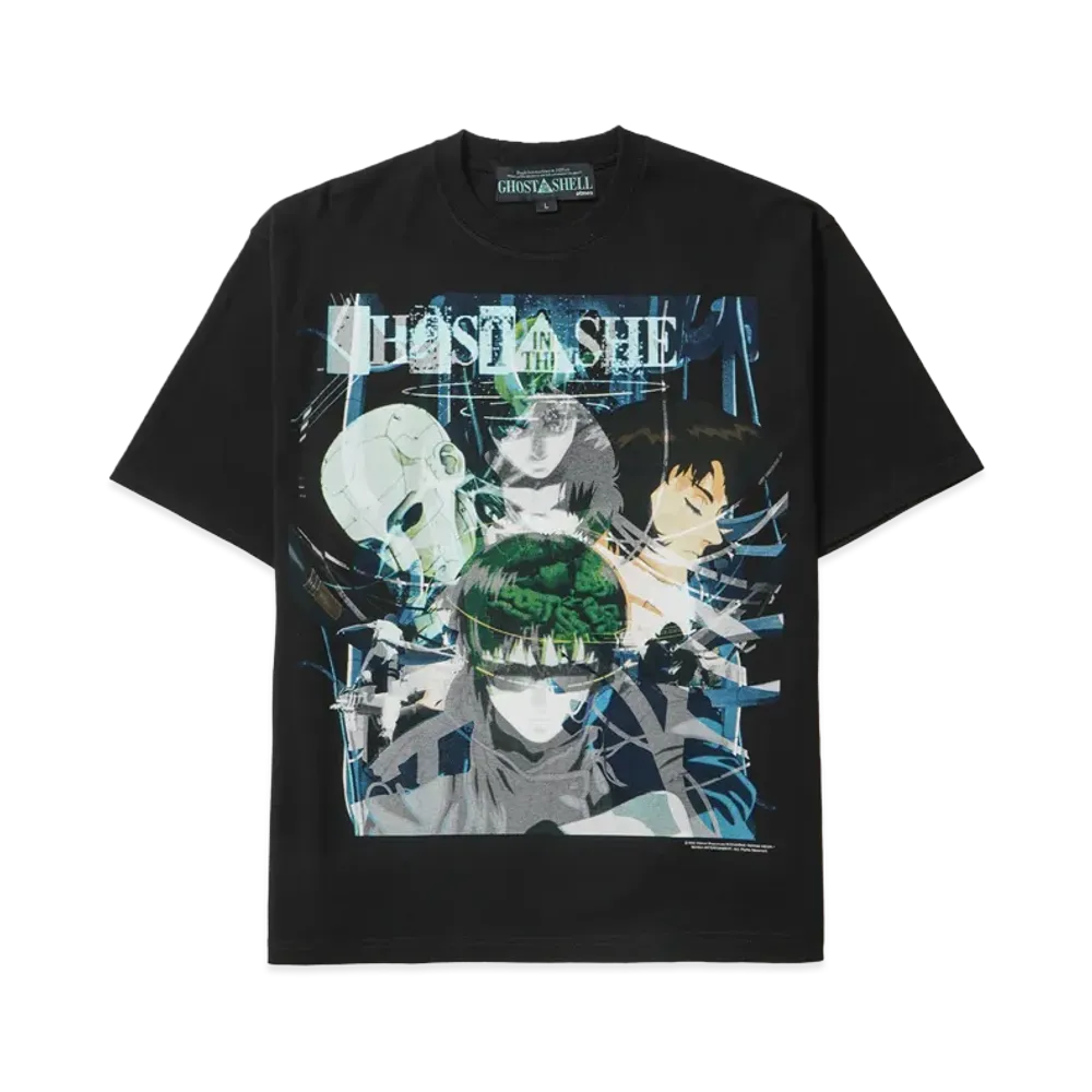 atmos x GHOST IN THE SHELL x Kosuke Kawamura T-shirt 01 "Black"