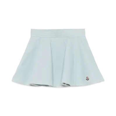 MONCLER Kids Denim Skirt "Light Blue"