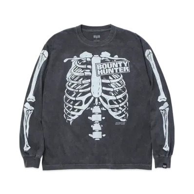 NEIGHBORHOOD x BOUNTY HUNTER Tee LS-1 "Black"