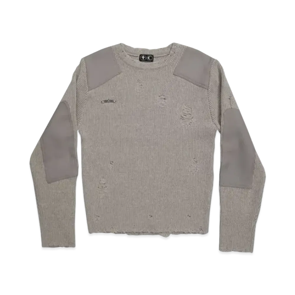 THUG CLUB Berlin Destroyed Patch Knits "Desert"