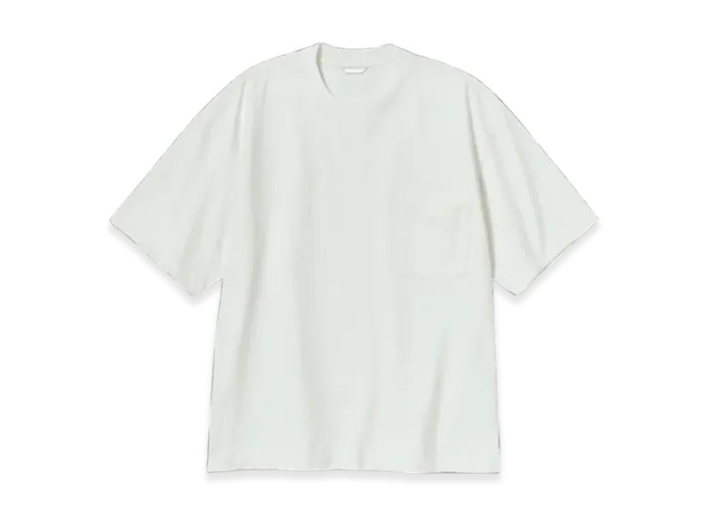 AURALEE Satand Up Tee "White"