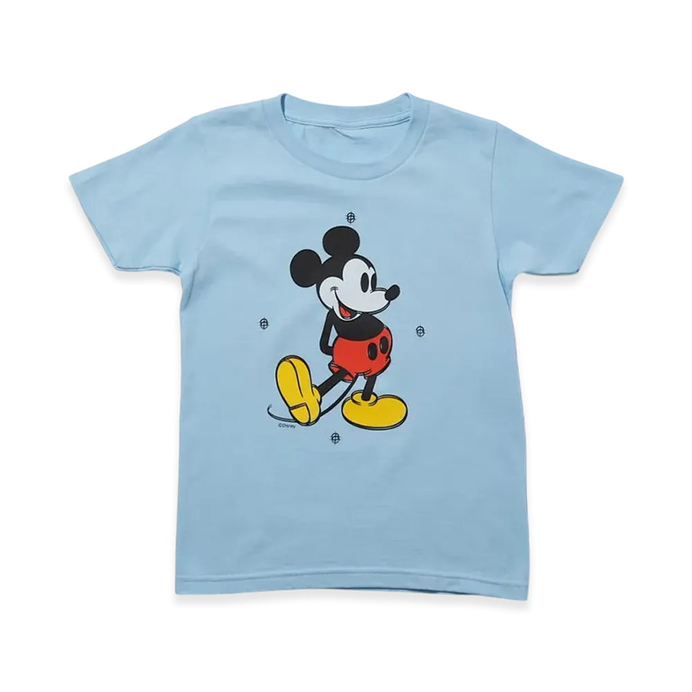Weber x Disney Collection Mickey Mouse / Proof Printing Tee For Kids "Blue"