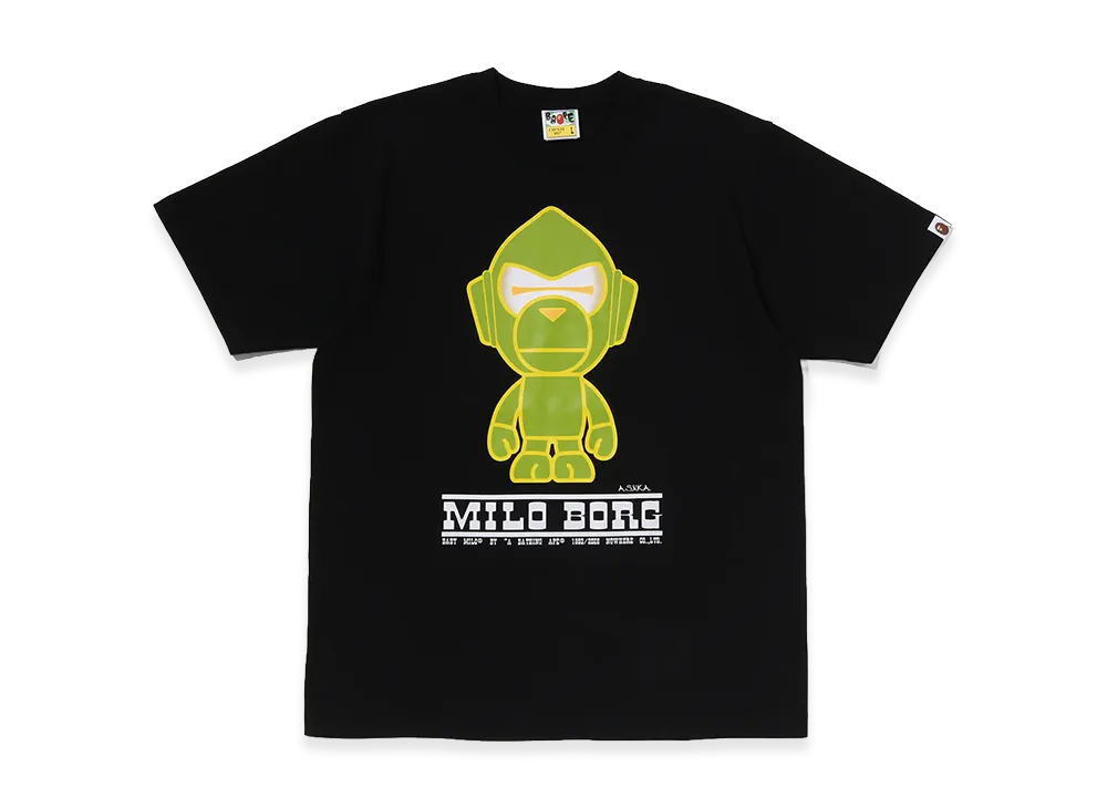 A BATHING APE Milo Borg Tee "Black"