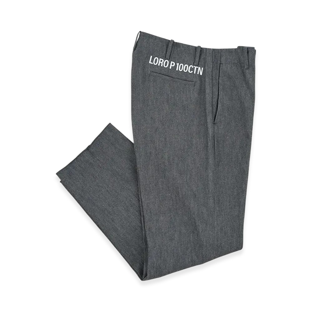 Loro Piana × featuring hiroshi fujiwara Cotton pants "Grey"