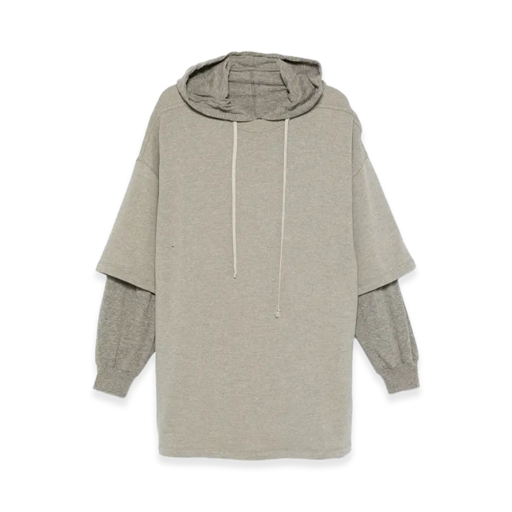 Rick Owens DRKSHDW Tommy Hustler Hoodie "Gray"