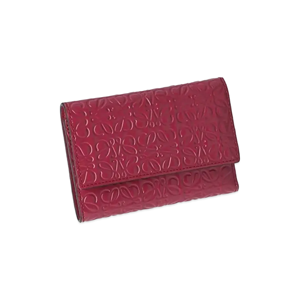 LOEWE Small Vertical Wallet "Rose"