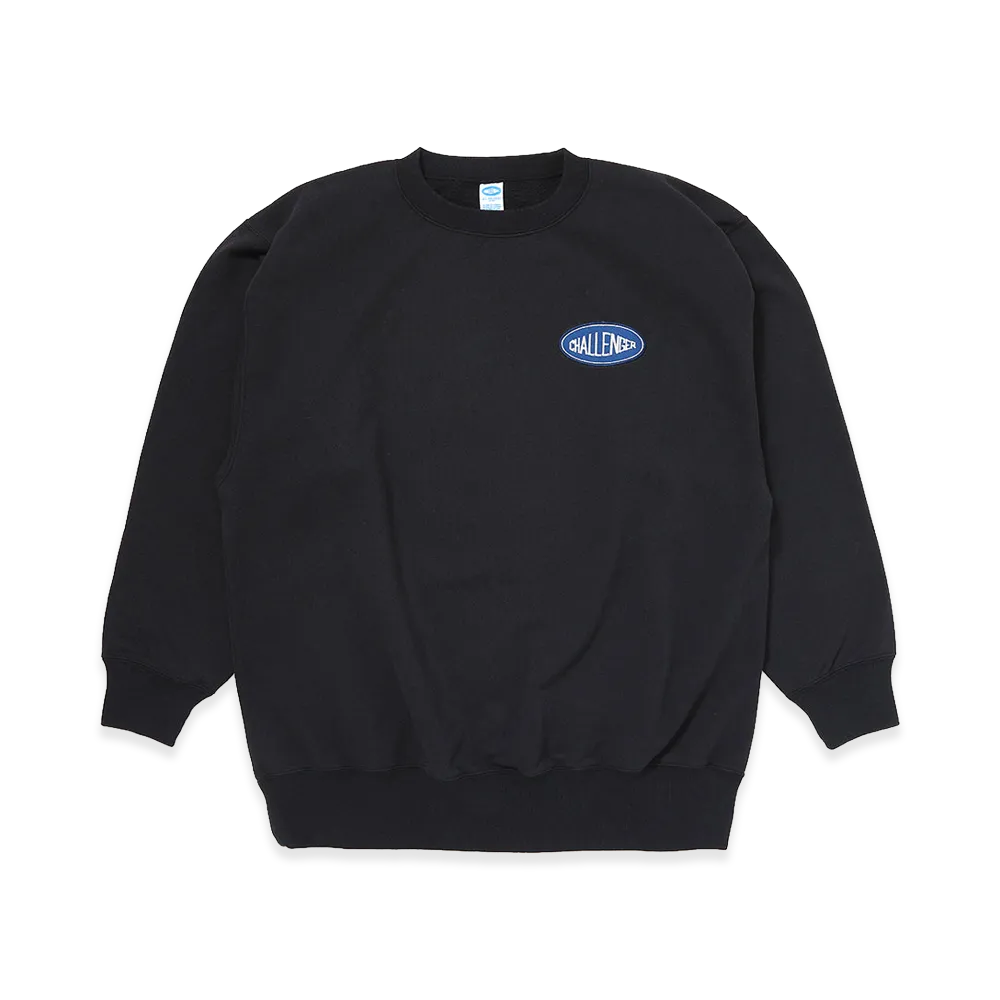 CHALLENGER Logo Patch Sweat "Black"
