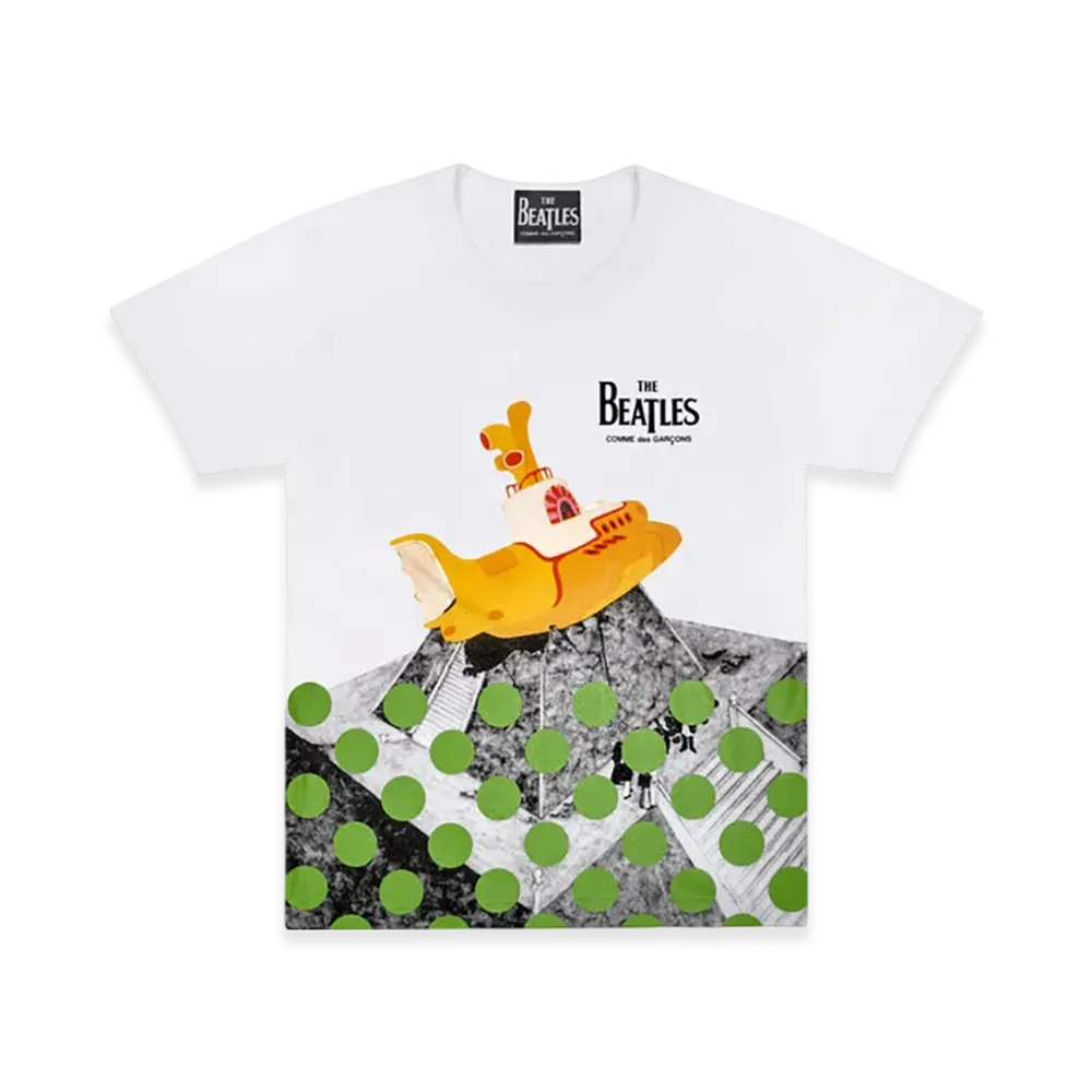COMME des GARCONS x The Beatles Printed T-Shirt "White"
